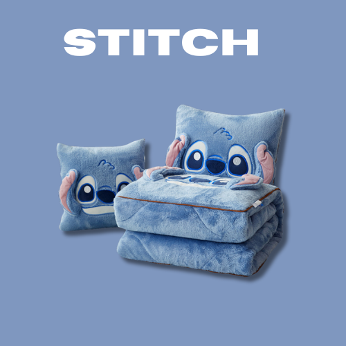 SnuggleBuddy Stitch 2-in-1 Pillow Blanket